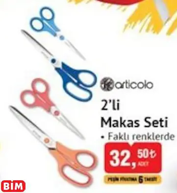 ARTİCOLO 2’Lİ  MAKAS SETİ